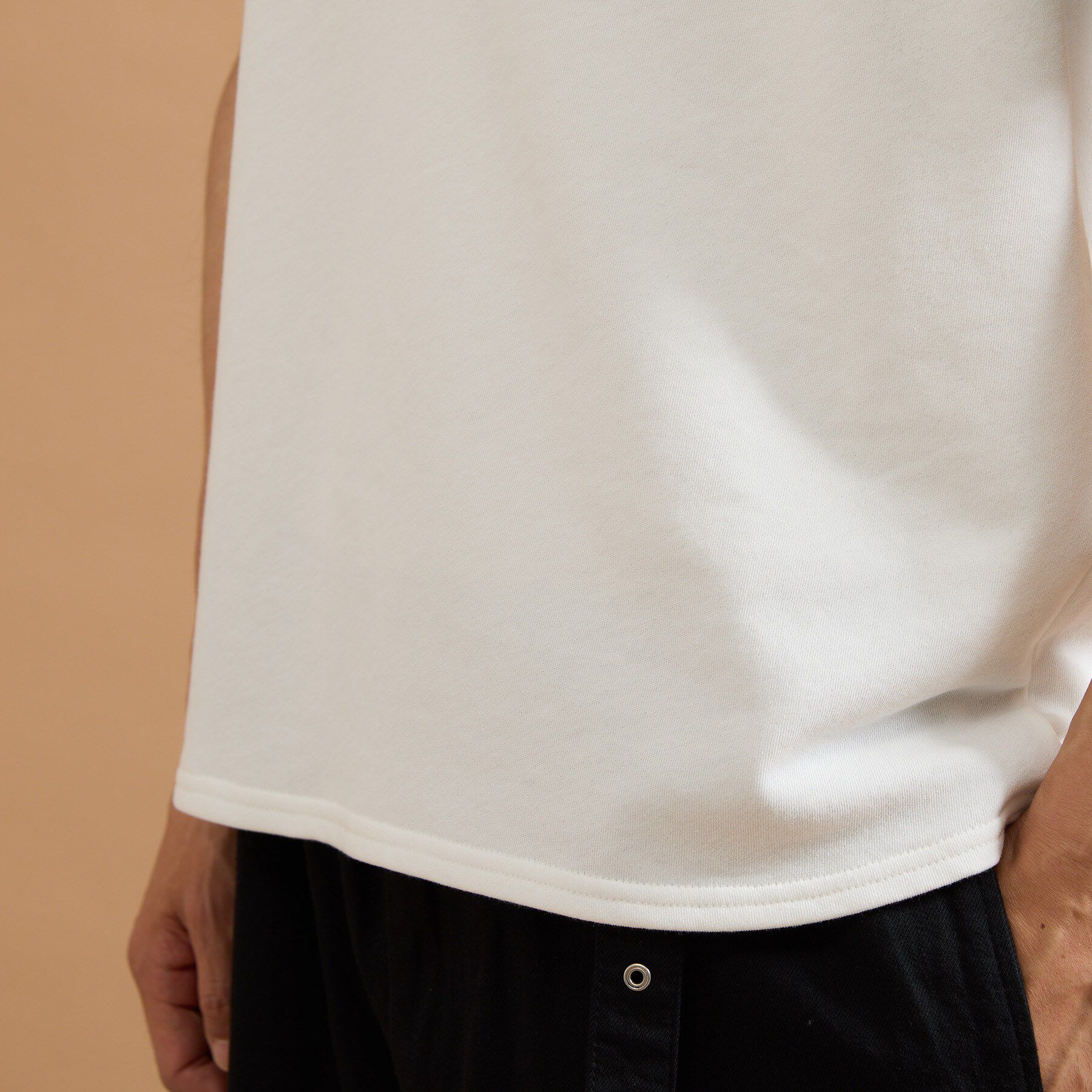 40CARATS&525「カレッジ風TKラグラン配色ミニ裏毛T」|Tシャツ・カットソー|