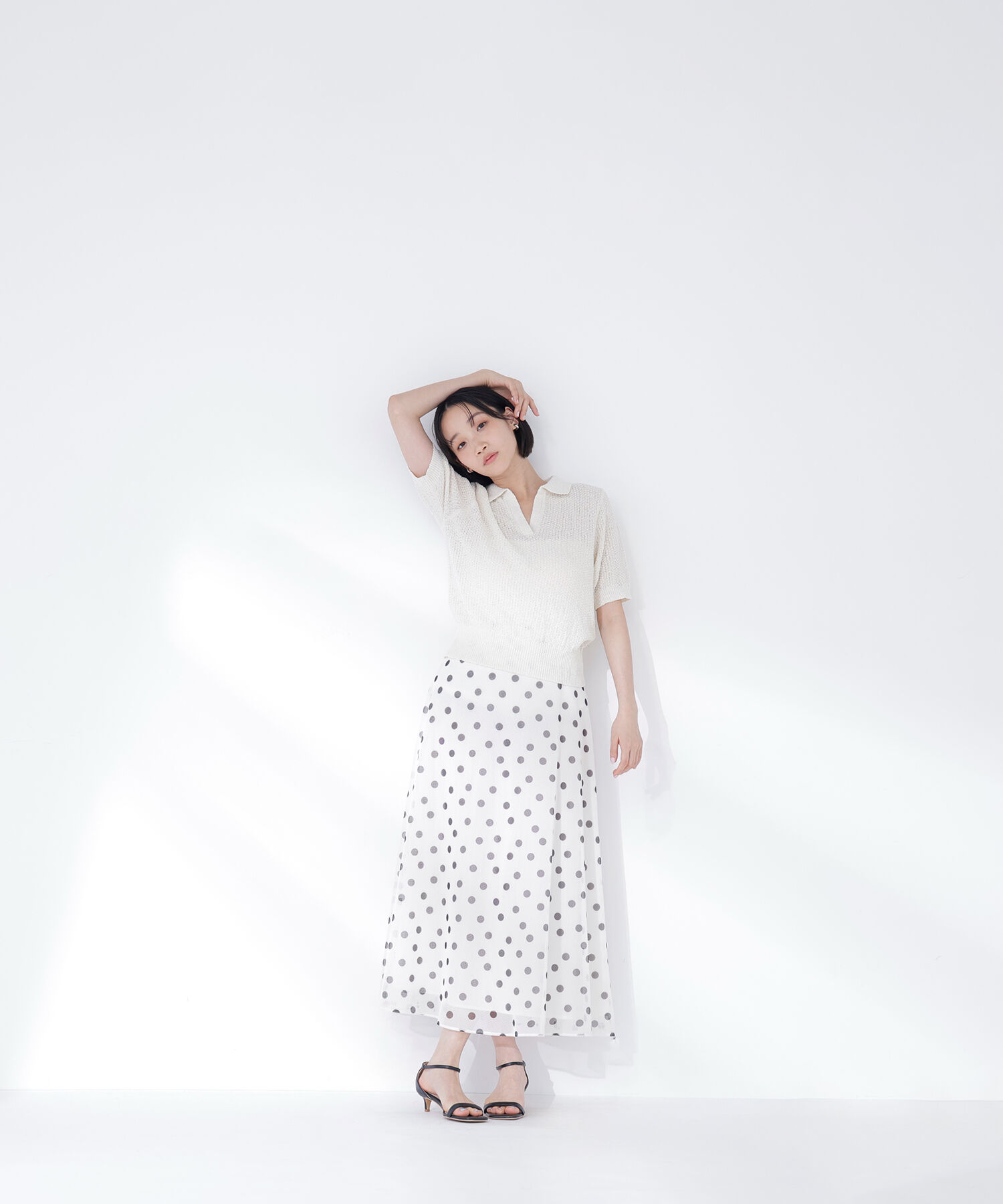 「スキッパーポロニット」|ニット・セーター|
