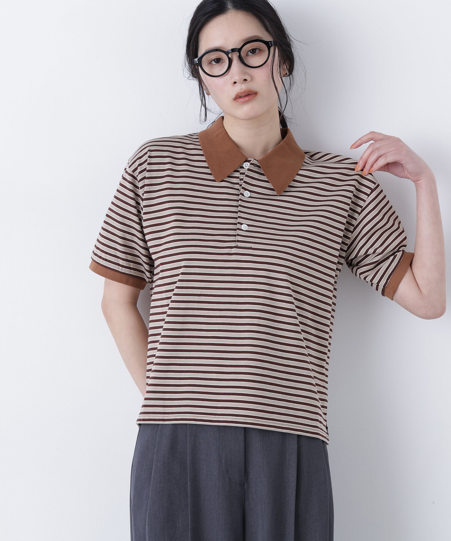  「〈N.〉ボーダーカットソー」|Tシャツ・カットソー|