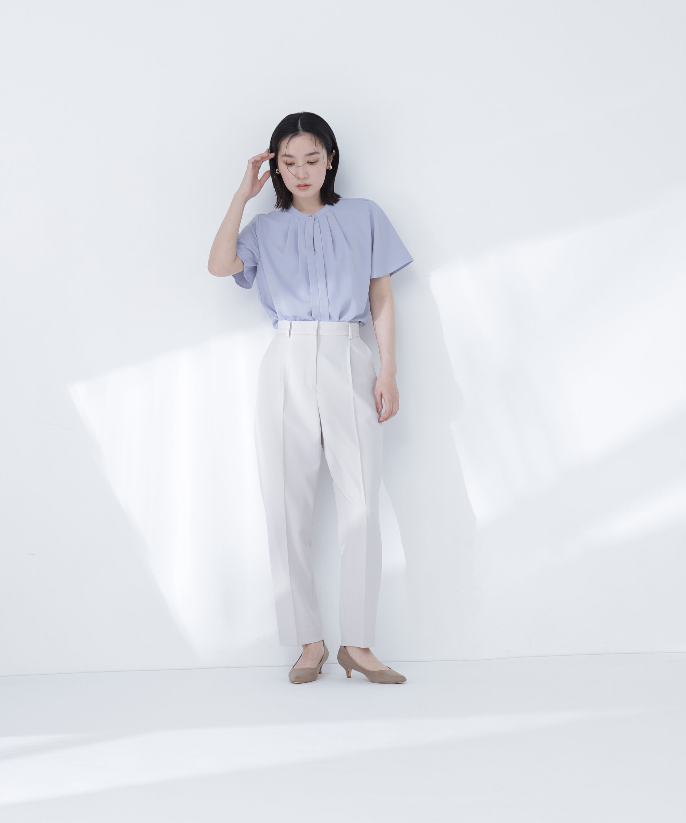  「撥水テーパードパンツ」|その他|