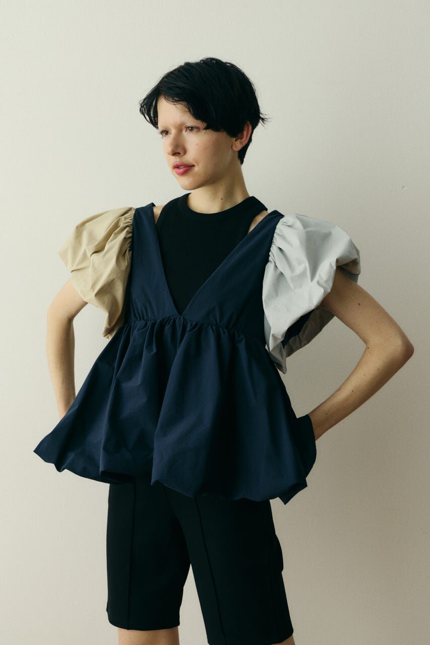 HeRIN.CYE「2way balloon hem tops」|シャツ・ブラウス|