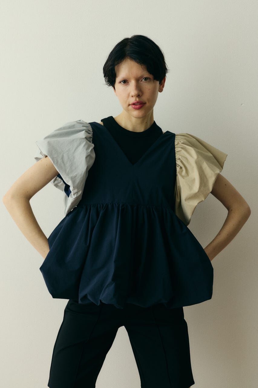 HeRIN.CYE「2way balloon hem tops」|シャツ・ブラウス|