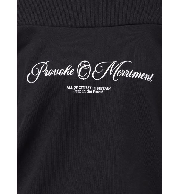 CALNAMUR「2WAY オフショルリボンスウェットプルオーバー」|Tシャツ・カットソー|