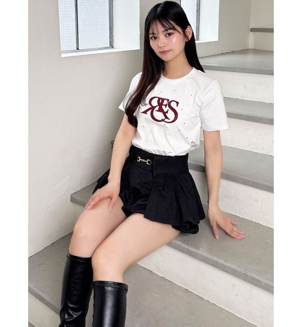 RESEXXY「ポイントロゴデザインTシャツ」|Tシャツ・カットソー|