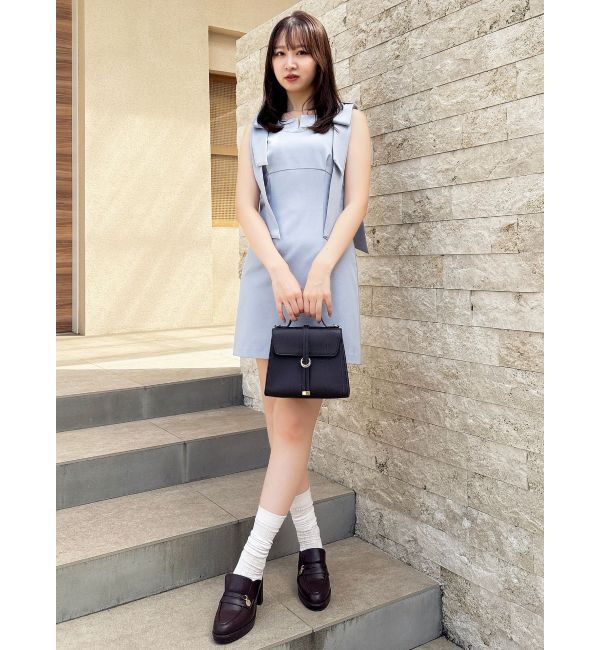 dazzlin「2WAYショルダーリボンミニワンピース」|ワンピース|