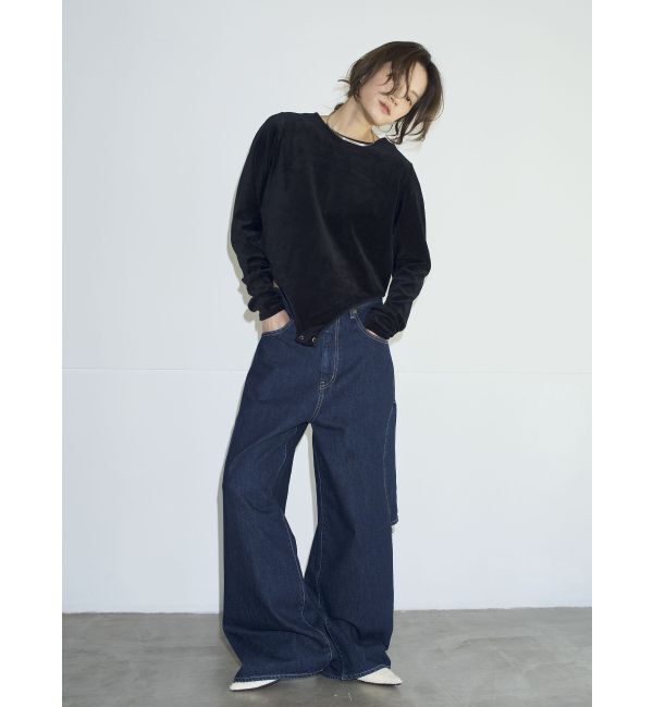 Ungrid「【Htage】バックオープンデザインロングスリーブTee」|Tシャツ・カットソー|