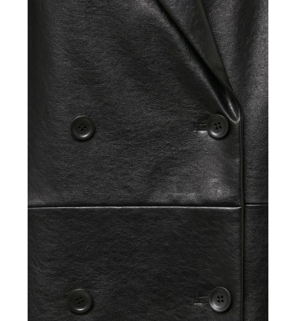 Ungrid「【Htage】チュールコンビフェイクレザージャケット」|その他|