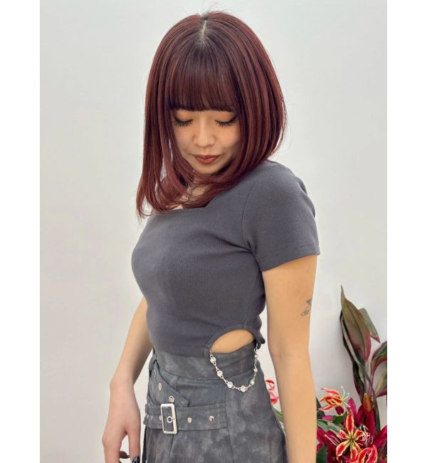 EVRIS「サイドビジューチェーントップス」|Tシャツ・カットソー|