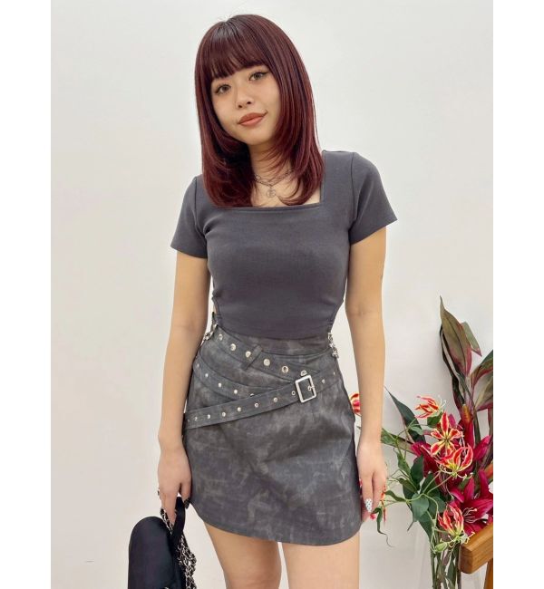 EVRIS「サイドビジューチェーントップス」|Tシャツ・カットソー|