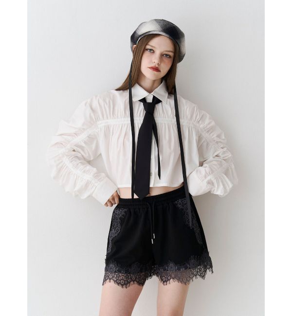 jouetie「レースドッキングカットショートパンツ」|その他|