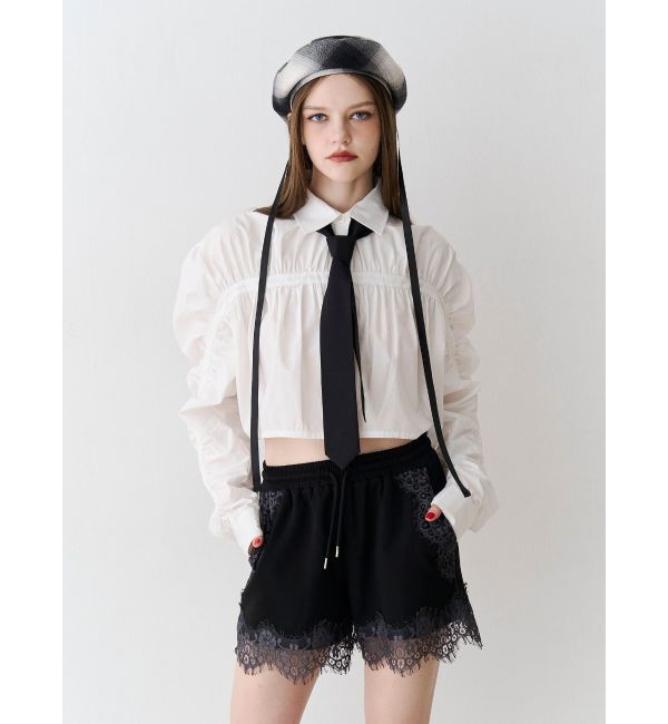 jouetie「レースドッキングカットショートパンツ」|その他|