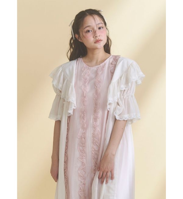 merry jenny「airy frillロングワンピース」|ワンピース|