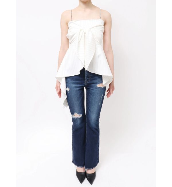 GYDA「HEM designリボンブラウス」|シャツ・ブラウス|