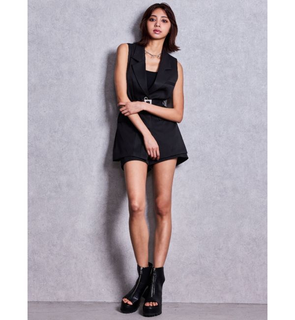 GYDA「sacred edge cross front ZIPショートパンツ」|その他|