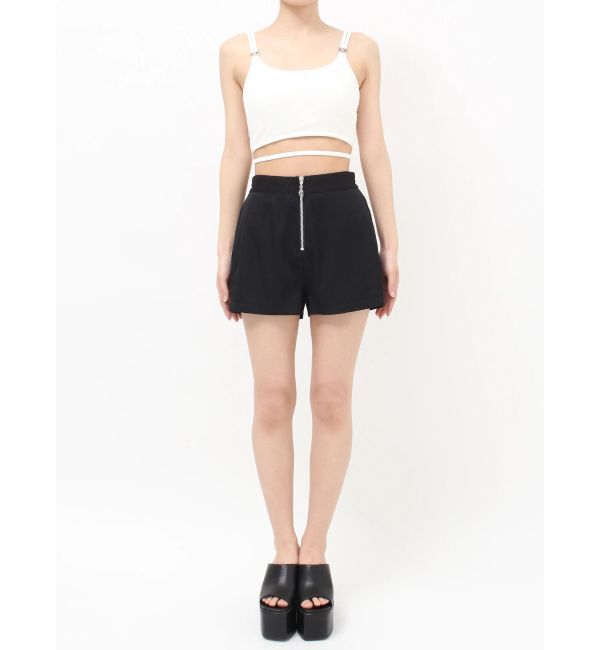 GYDA「sacred edge cross front ZIPショートパンツ」|その他|