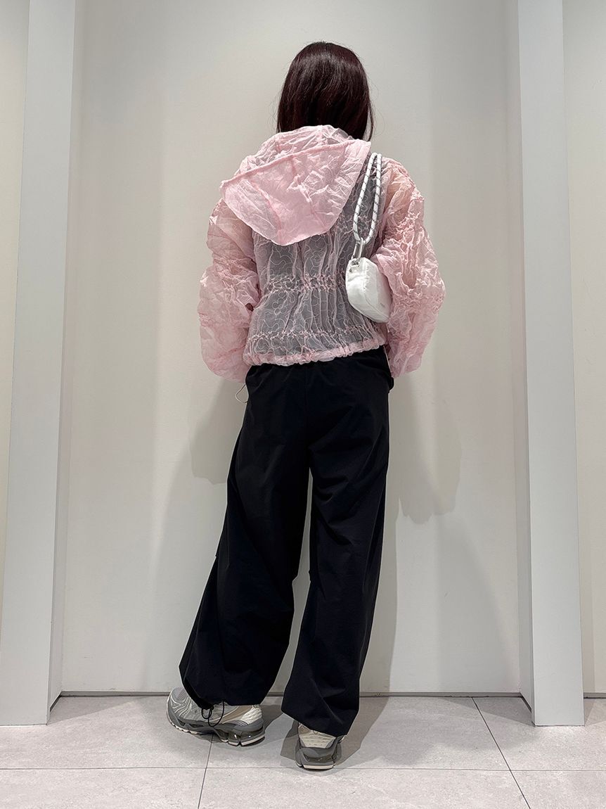 emmi atelier「フラワーエンブロイダリーブルゾン【セットアップ対応】/ハンドウォッシャブル」|ブルゾン・スタジャン|