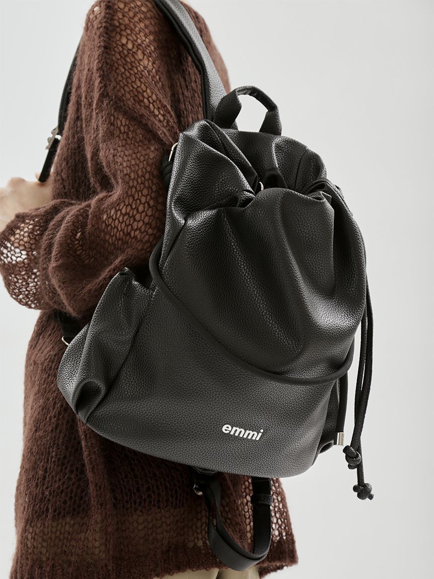 emmi atelier「emmiロゴ2wayバックパック」|リュック|