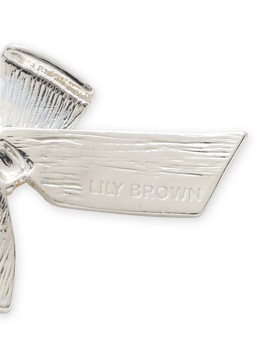 LILY BROWN「[L.B CANDY STOCK] ビジューリボンピアス」|ピアス|