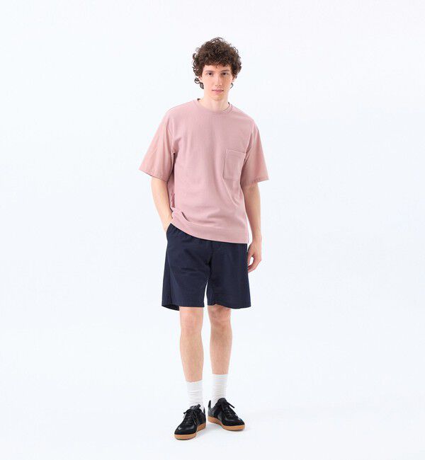 MACKINTOSH PHILOSOPHY「ニットコンビTシャツ ケーブルニット&times;ブロード」|Tシャツ・カットソー|