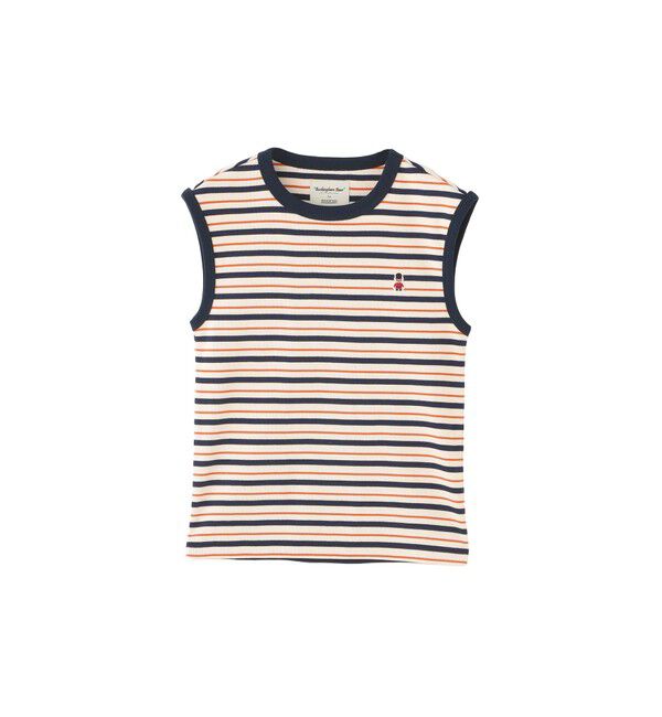 MACKINTOSH PHILOSOPHY「バッキンガムベア　マルチボーダータンクトップ」|Tシャツ・カットソー|ネイビー