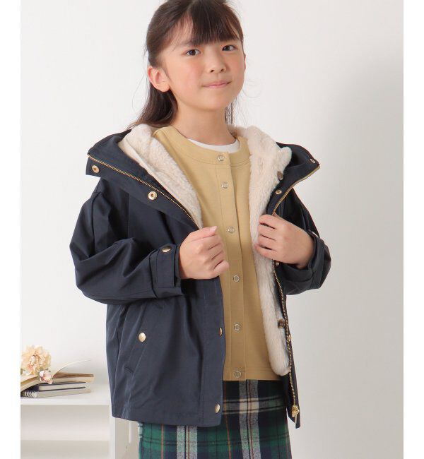 ikka kids「ファーライナー3WAYマウンテンパーカー（120~160cm）」|その他|