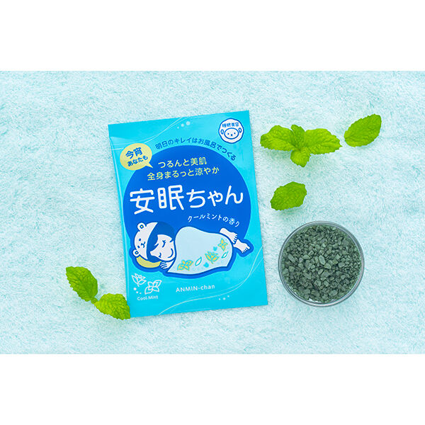  「睡眠美容 安眠ちゃん クールミントの香り (50g)」|入浴剤・バスグッズ|