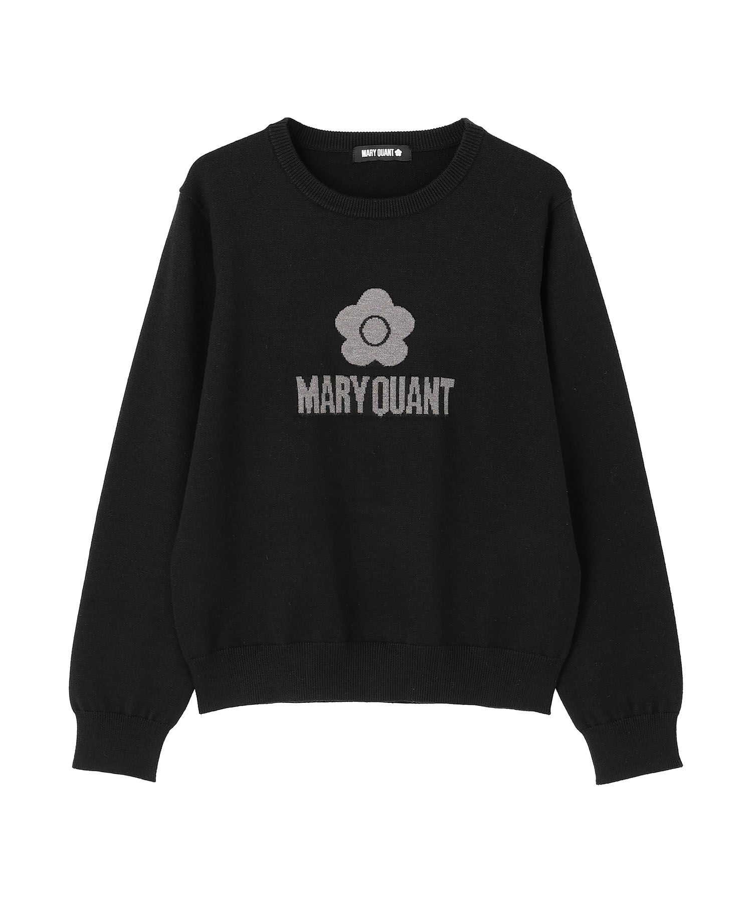 MARY QUANT「シンプルロゴニット プルオーバー」|ニット・セーター|