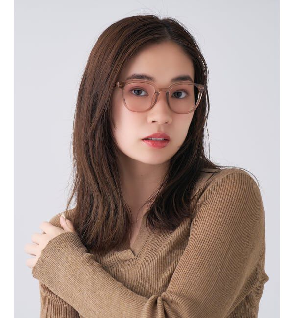  「ウェリントン型 メガネ | 中顔面短縮みえメガネ 軽量 伊達めがね ユニセックス Zoff レンズ交換券付」|メガネ|