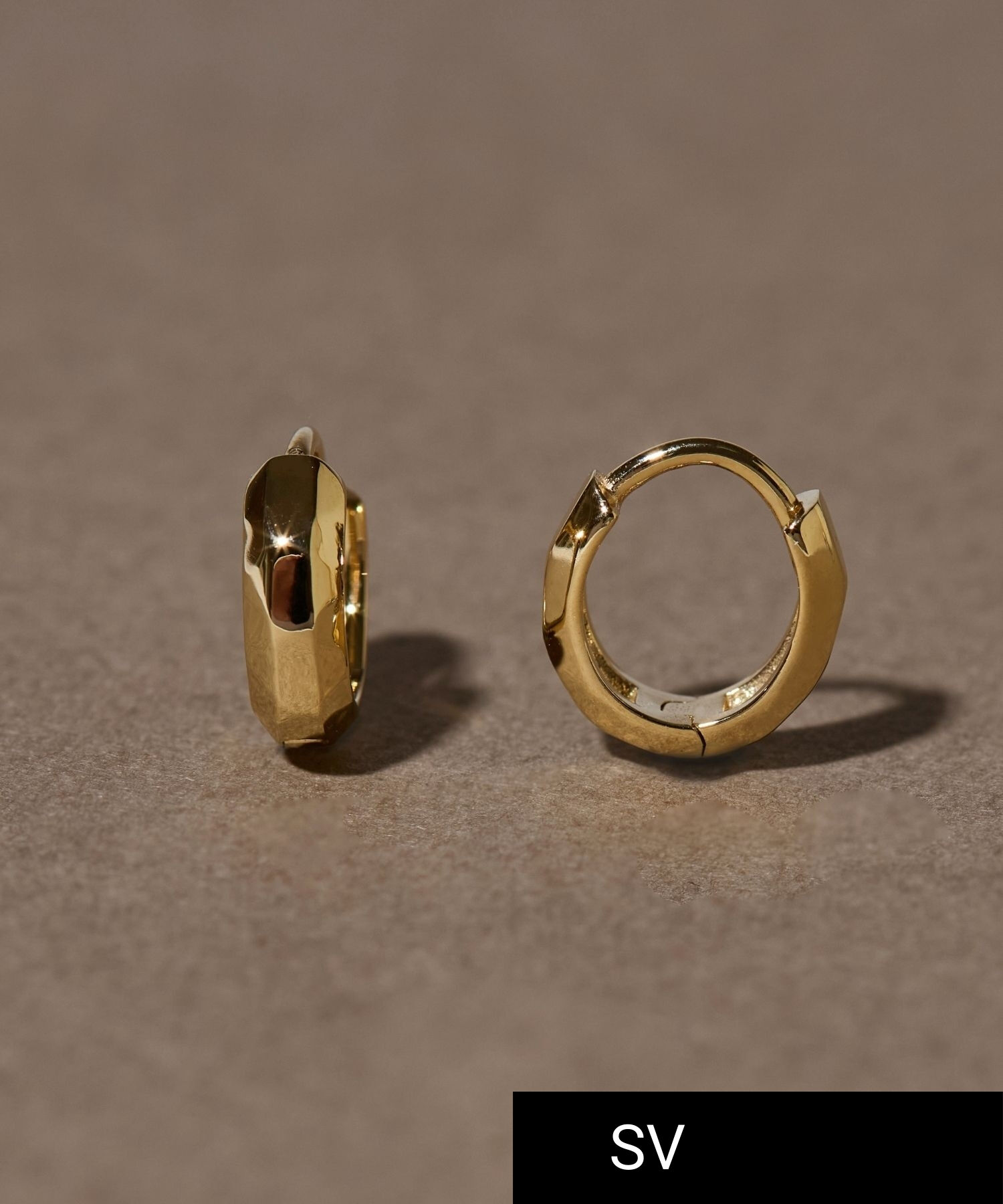 JUPITER「【SV】ミニマルフープピアス/ニッケルフリー/金属アレルギー対応　ゴールド」|ピアス|