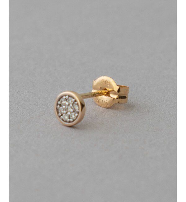 ete「[ブリリアント] K10YG ダイヤモンド ピアス」|ピアス|