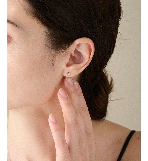ete「[ブリリアント] K10YG ダイヤモンド ピアス」|ピアス|