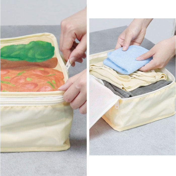 BACKYARD FAMILY「旅するお弁当 トラベルポーチ 通販 旅行用収納ポーチ セット パッキング 収納 ポーチ」|ポーチ|