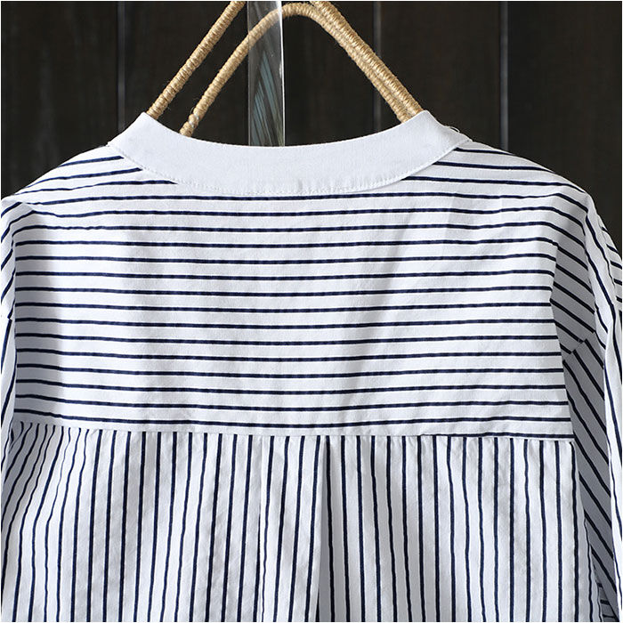 BACKYARD FAMILY「シャツ チュニック ストライプ レディース 通販 ブラウス ワイシャツ シャツブラウス」|シャツ・ブラウス|