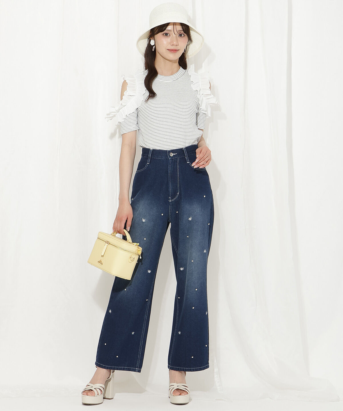 WILLSELECTION「バックリボンプリーツフリルカットソー」|Tシャツ・カットソー|