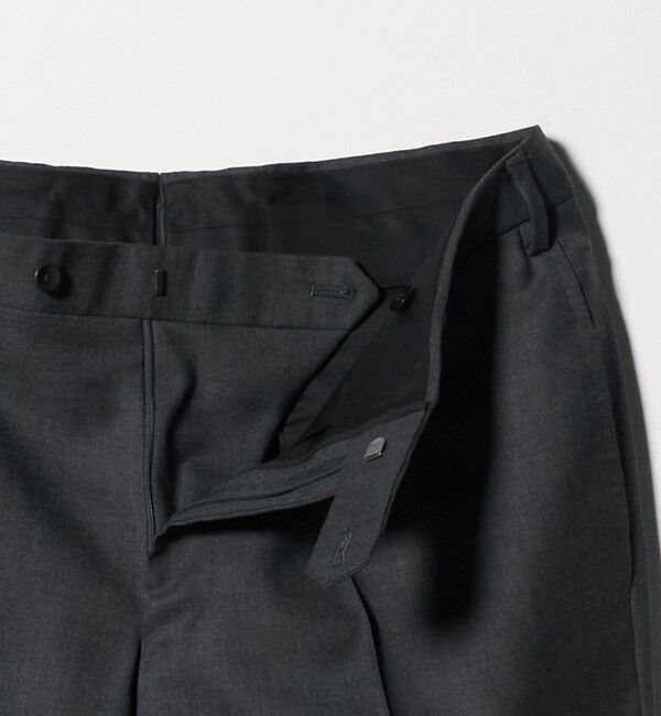 UNITED ARROWS「サージ クリース テーパード １プリーツ スラックス」|スラックス|