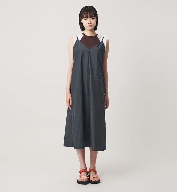 NICE WEATHER「＜NICE WEATHER＞フレア キャミワンピース」|ワンピース|