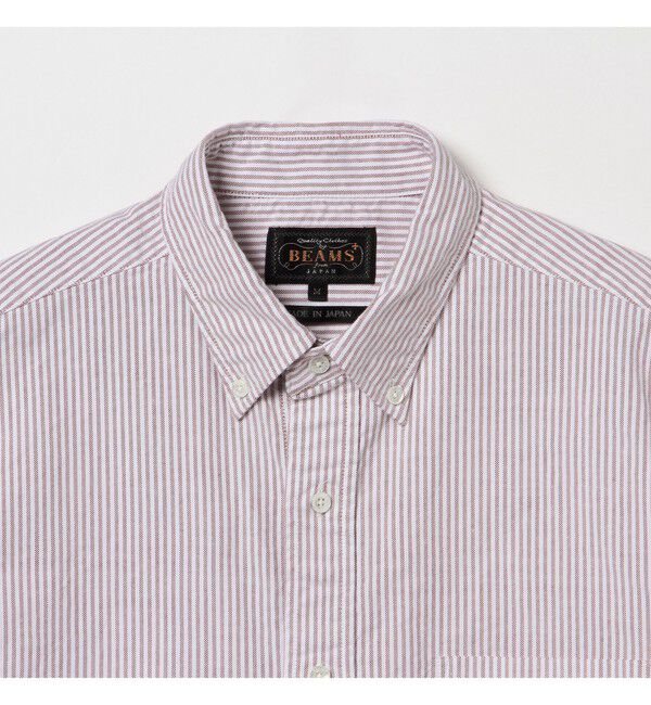 BEAMS PLUS「B.D. Short Sleeve Candy Stripe」|シャツ・ブラウス|