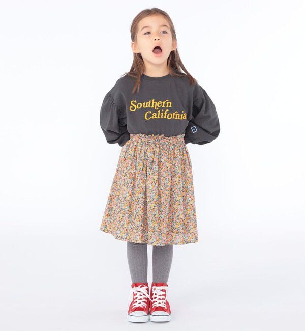 SHIPS KIDS「SHIPS KIDS:100～130cm / リバティ スカート」|フレア|