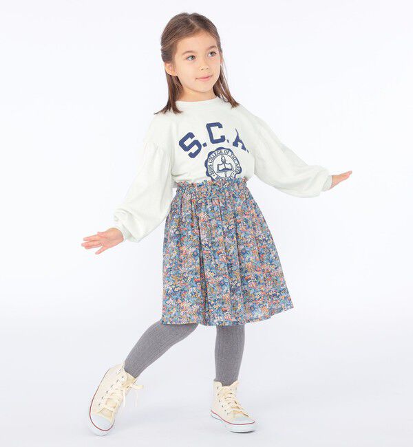 SHIPS KIDS「SHIPS KIDS:100～130cm / リバティ スカート」|フレア|