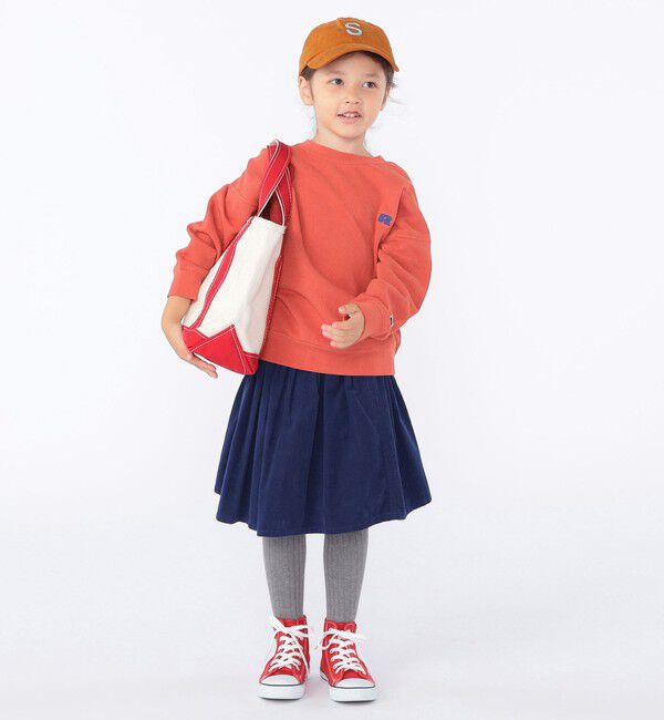 SHIPS KIDS「SHIPS KIDS:100～130cm / コーデュロイ スカート」|フレア|