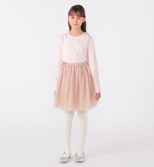 SHIPS KIDS「SHIPS KIDS:140～150cm / チュール スカート」|フレア|