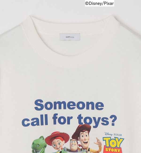 SHIPS any「SHIPS any:〈洗濯機可能〉TOYSTORY/トイ・ストーリー/ メッセージ プリント ロゴ Tシャツ」|Tシャツ・カットソー|