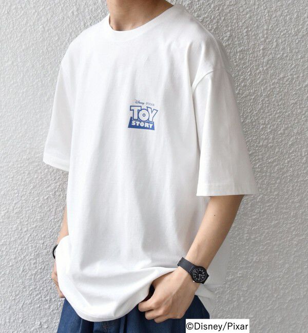 SHIPS any「SHIPS any:〈洗濯機可能〉TOYSTORY/トイ・ストーリー/ メッセージ プリント ロゴ Tシャツ」|Tシャツ・カットソー|