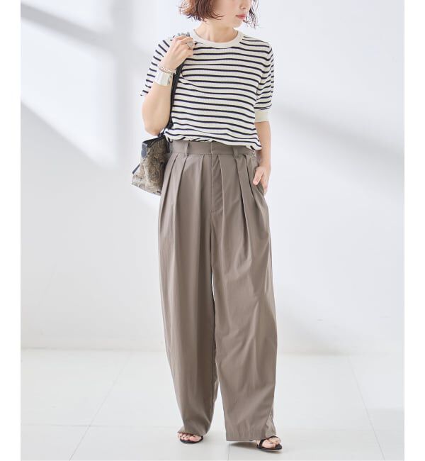 journal standard L'essage「《追加/撥水/UVカット/手洗い可》WATER REPELLENT/UVカットパンツ」|スラックス|