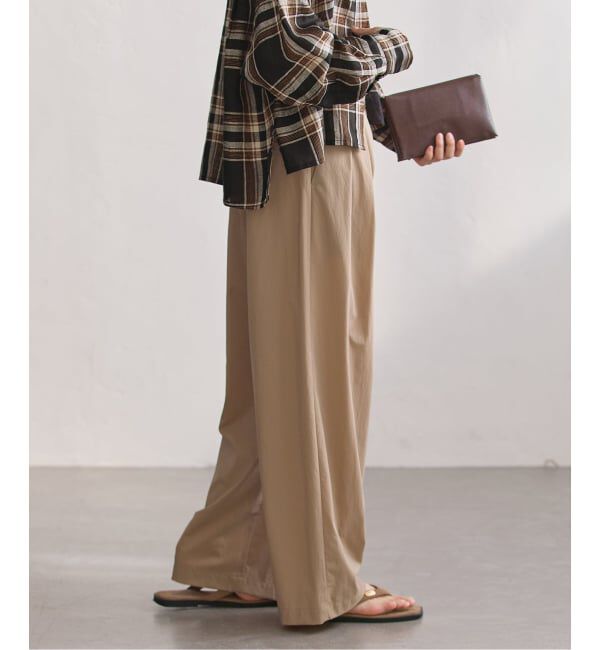 journal standard L'essage「《追加/撥水/UVカット/手洗い可》WATER REPELLENT/UVカットパンツ」|スラックス|