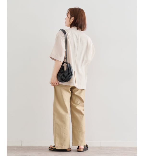 U by SPICK&SPAN「《追加》ウォッシャブルリネンジャケット」|テーラードジャケット|