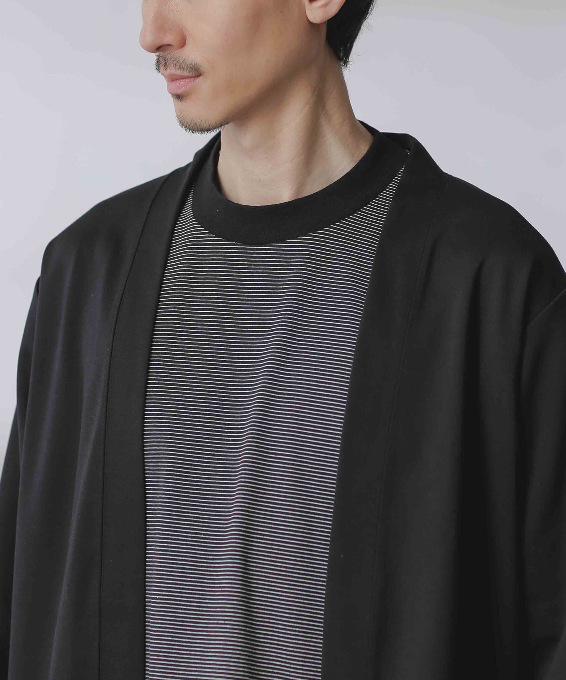 NANO universe「ダブルジャージー着流しカーディガン 24AW」|Tシャツ・カットソー|