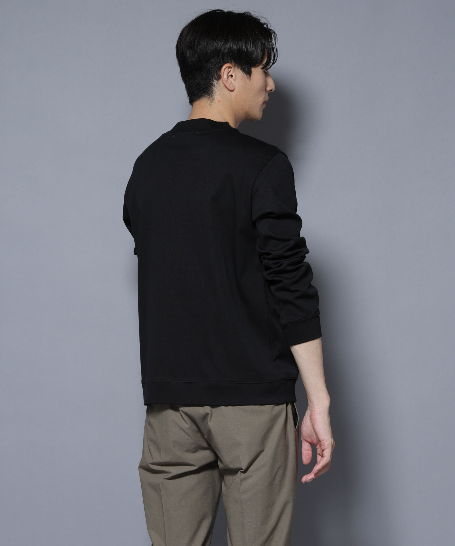 nano･universe「「FORMAL JERSEY」モックネックカットソー長袖」|Tシャツ・カットソー|