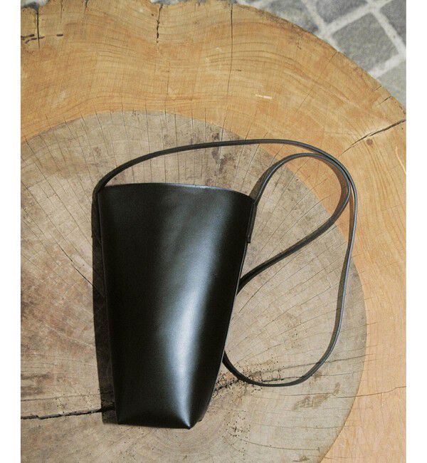 ADAM ET ROPE'「【PFT】Crepe Small Bag」|ショルダー・メッセンジャー|ブラック(01)