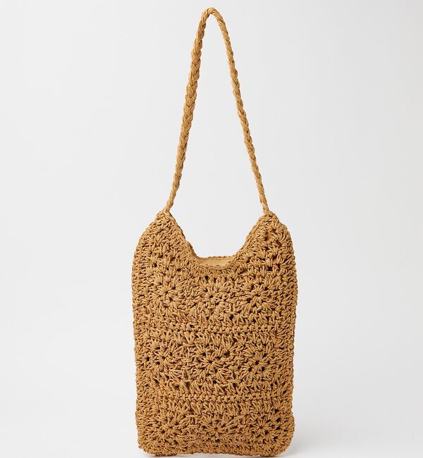 Rouge vif「【Swaraj /スワラージ】手編みペーパーラフィアBAG/トートバッグ/ハンド」|トートバッグ|